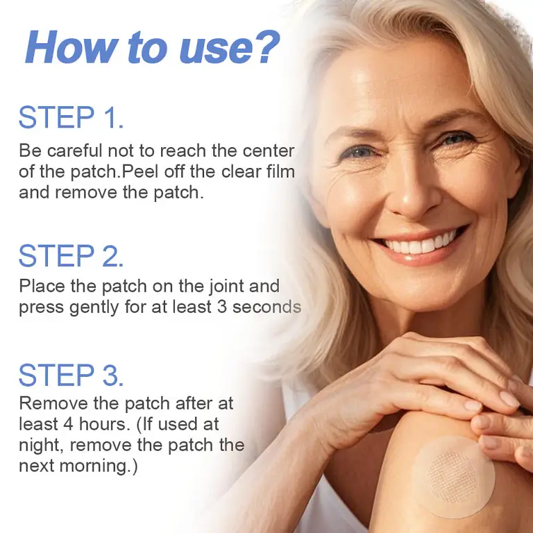 Thonesr® Nano-microneedle joint patch image Thonesr® Nano-microneedle joint patch