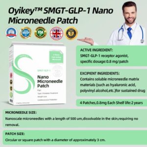 Oyikey SMGT-GLP-1 Nano Microneedle Patch