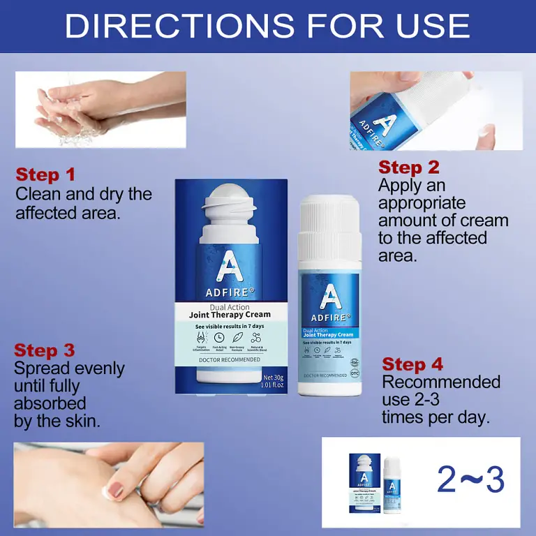 ADFIRE® Dual Action Joint Therapy Cream