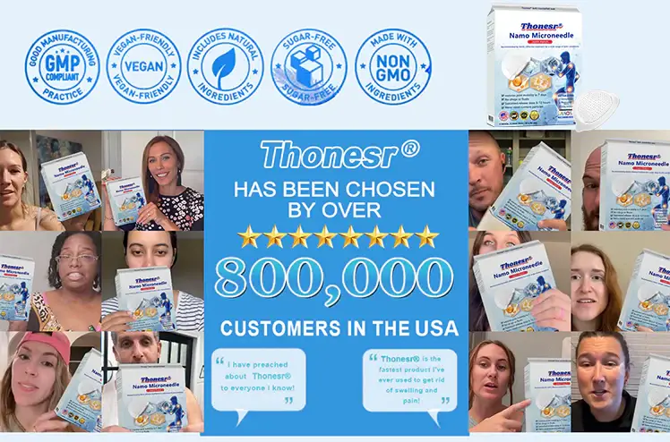 Thonesr® Nano-microneedle joint patch image Thonesr® Nano-microneedle joint patch