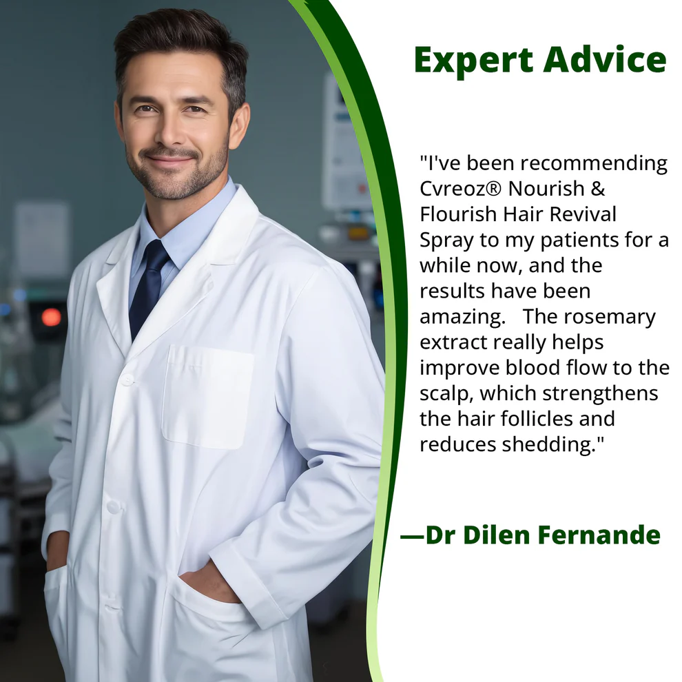 CVREOZ® Nourish & Flourish Hair Growth Spray