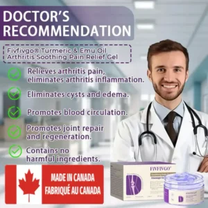 Fivfivgo® Turmeric & Emu Oil Arthritis Soothing Pain Relief Gel image Fivfivgo® Turmeric & Emu Oil Arthritis Soothing Pain Relief Gel