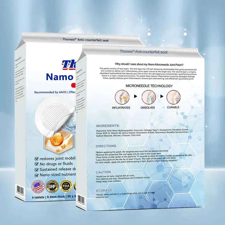 Thonesr® Nano-microneedle joint patch image Thonesr® Nano-microneedle joint patch