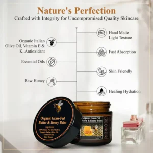JORONDY Organic Grass-Fed Butter & Honey Balm