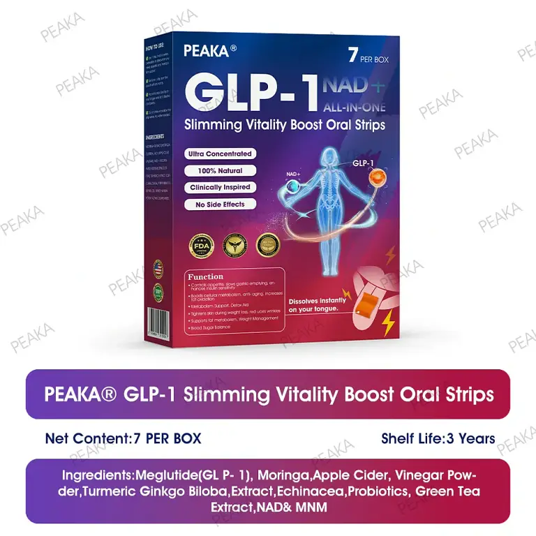 PEAKA® GLP‑1 Slimming Vitality Boost Oral Strips