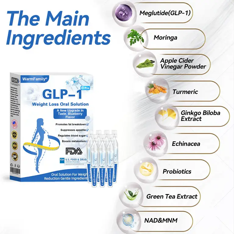 WarmFamily® GLP-1 Pro Weight Loss Oral Solution7 days