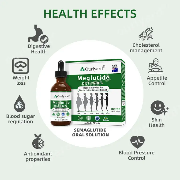 Ourlyard® Meglutide Diet Drops – Made & Shipped From Australia image Ourlyard® Meglutide Diet Drops – Made & Shipped From Australia