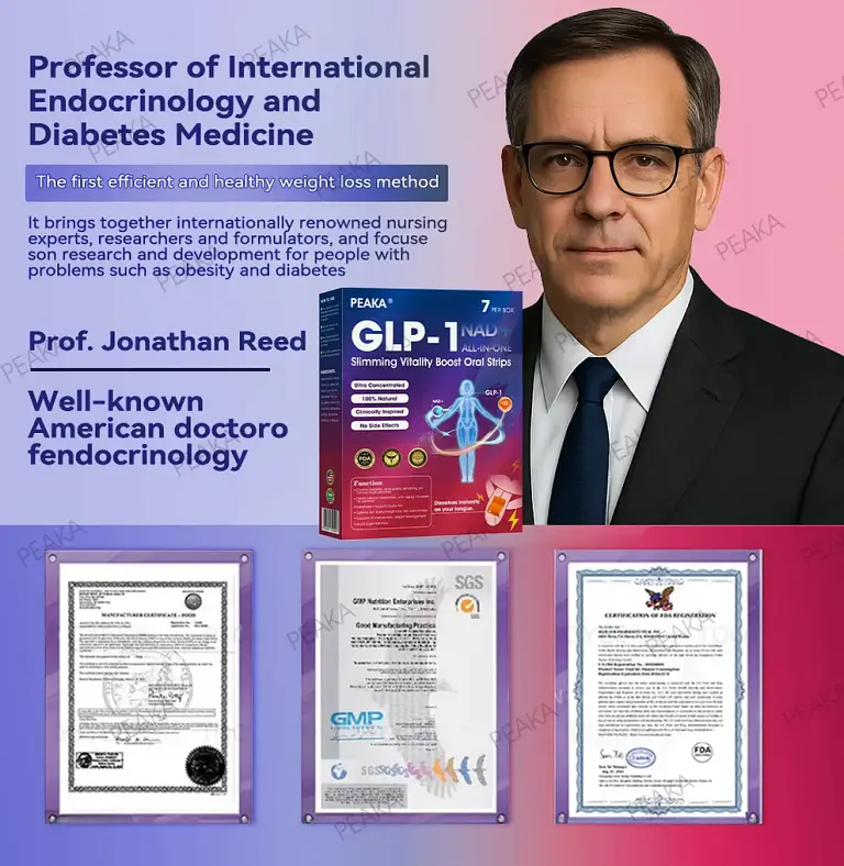 PEAKA® GLP‑1 Slimming Vitality Boost Oral Strips