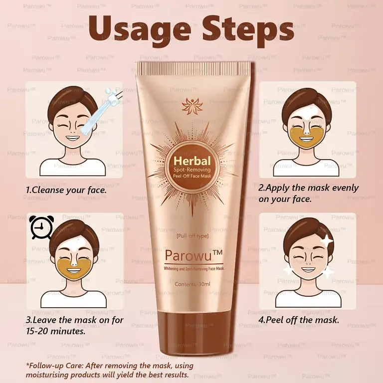 Parowu™ Whitening and Spot-Removing Face Mask Suitable 1 Parowu™ Whitening and Spot-Removing Face Mask Suitable