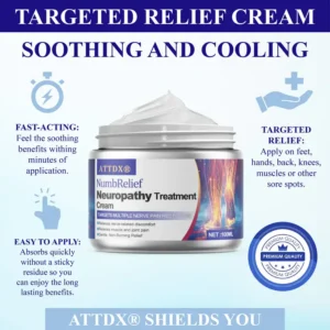 ATTDX® NumbRelief Neuropathy Treatment Cream