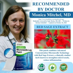 ATTDX® VeinFocus Microneedle Leg Patch