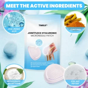 Timilk® JointFlexX Hyaluronic Microneedle Patch image Timilk® JointFlexX Hyaluronic Microneedle Patch