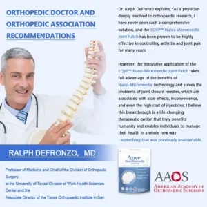 EQVP® Official Store Hyaluronic Acid Nano-microneedle Joint Patch