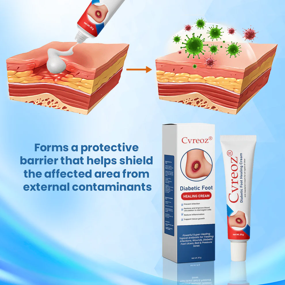 Cvreoz® Diabetic Foot Healing Cream