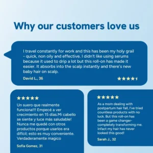 Hair Growth Roll-On Serum – See hair growth in 4 weeks