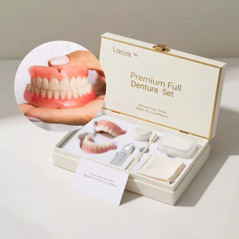 Laozik™ Advanced Customized Full Denture Set 1 Laozik™ Advanced Customized Full Denture Set