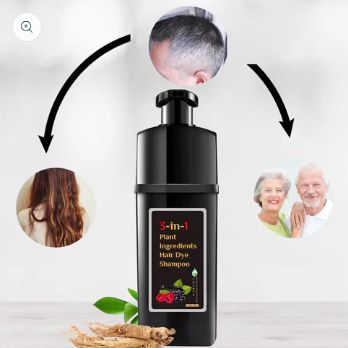 Plant Ingredients Hair Dye Shampoo