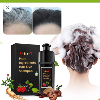 Plant Ingredients Hair Dye Shampoo
