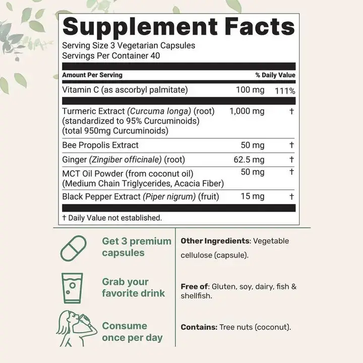 Nivelle® Turmeric Curcumin image Nivelle® Turmeric Curcumin