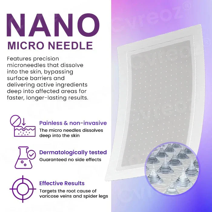 CVREOZ® Polidocanol Nano Varicose Vein Patch 6 CVREOZ® Polidocanol Nano Varicose Vein Patch