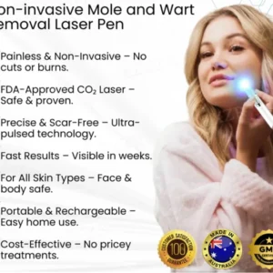 Bikenda® EXTRA Non-Invasive Mole and Wart Removal Laser Pen