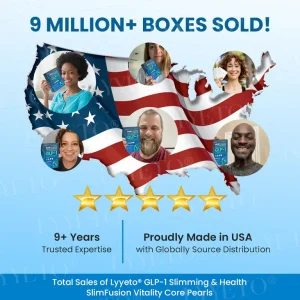 Lyyeto® GLP-1 Slimming & Health SlimFusion Vitality Core Pearls – NAD+ Moringa & ACV