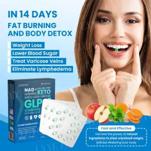 Lyyeto® GLP-1 Slimming & Health SlimFusion Vitality Core Pearls – NAD+ Moringa & ACV