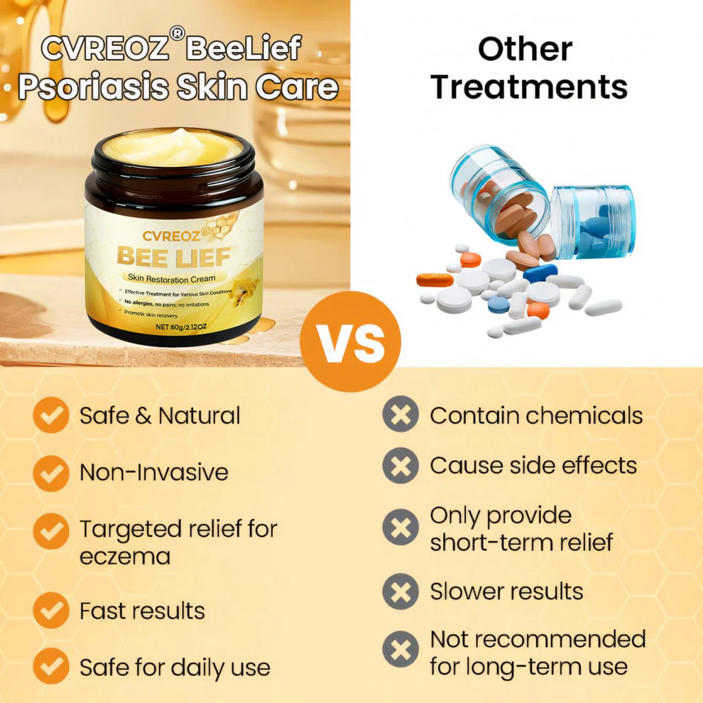 Cvreoz® BeeLief Psoriasis Skin Care Cream 3 Cvreoz® BeeLief Psoriasis Skin Care Cream