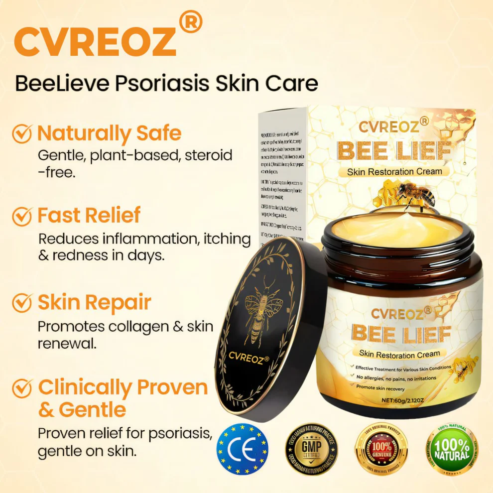 Cvreoz® BeeLief Psoriasis Skin Care Cream 2 Cvreoz® BeeLief Psoriasis Skin Care Cream