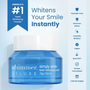 Shimmer Deluxe Teeth Whitening Powder