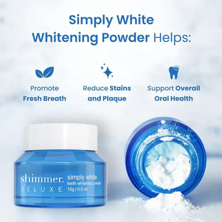 Shimmer Deluxe Teeth Whitening Powder