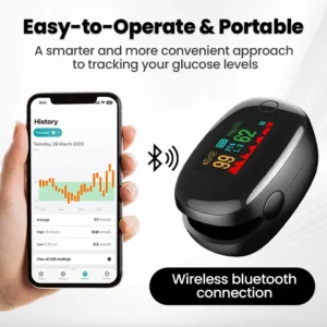 QIAWI® Non-Invasive SugarSense High-Precision Glucose Monitoring Device