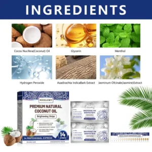 NESLEMY™Coconut Whitening Strips image NESLEMY™Coconut Whitening Strips