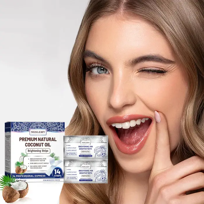 NESLEMY™Coconut Whitening Strips image NESLEMY™Coconut Whitening Strips