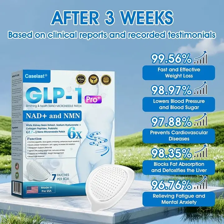 Caselast® GLP-1 & NAD+ Slimming & health NANO MICRONEEDLE PATCH image Caselast® GLP-1 & NAD+ Slimming & health NANO MICRONEEDLE PATCH