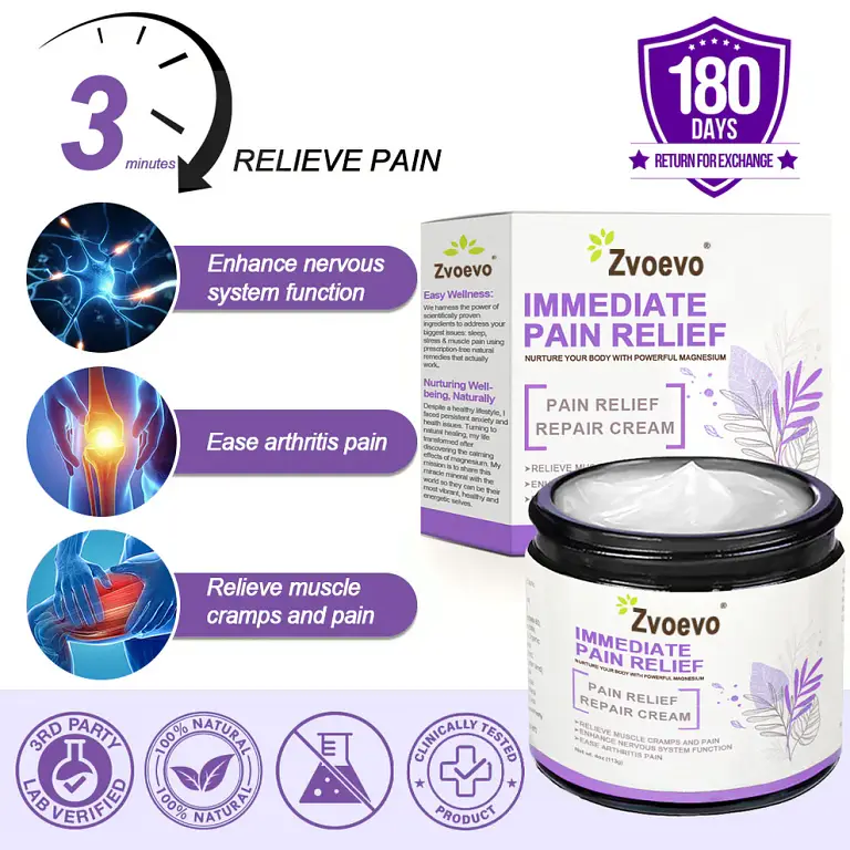 Zvoevo® Magnesium Pain Relief Cream