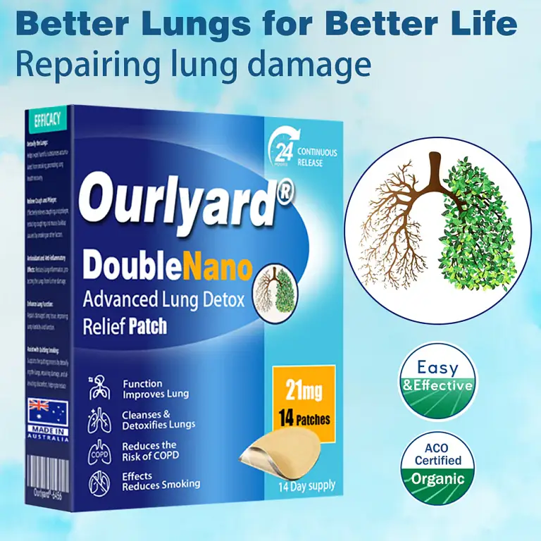 Ourlyard® DoubleNano Advanced Lung Detox Relief Patch