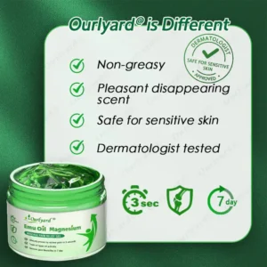 Ourlyard® Advanced Magnesium & Emu Oil Massage Pain Relief Gel