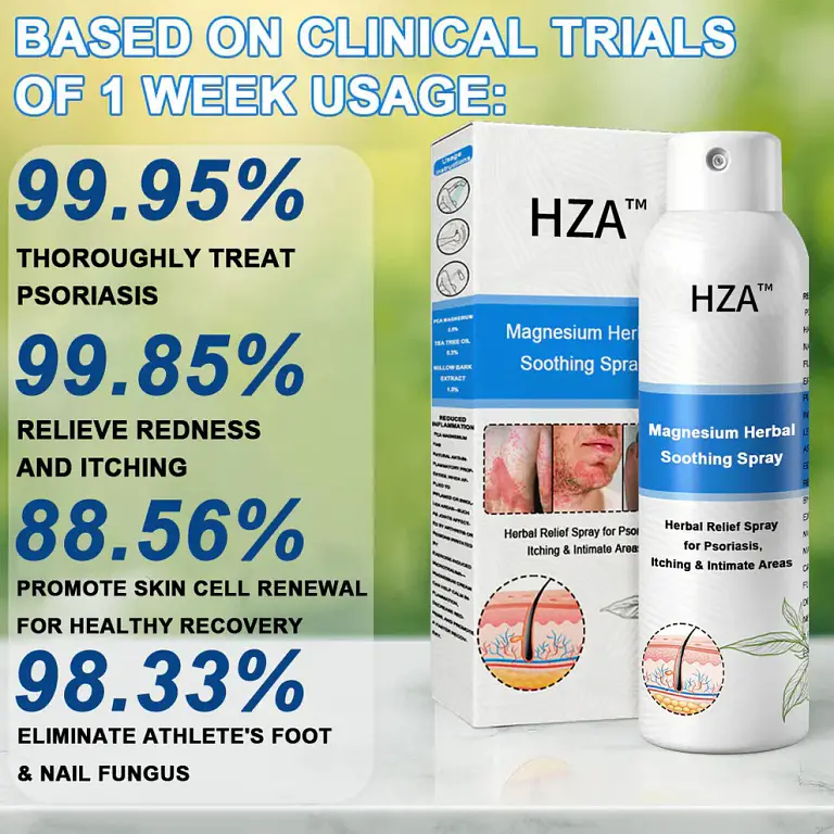 HZA™ Magnesium Herbal Psoriasis Spray