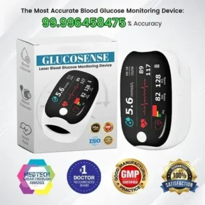 LAOZIK™ GlucoSense Laser Blood Glucose Monitoring Device