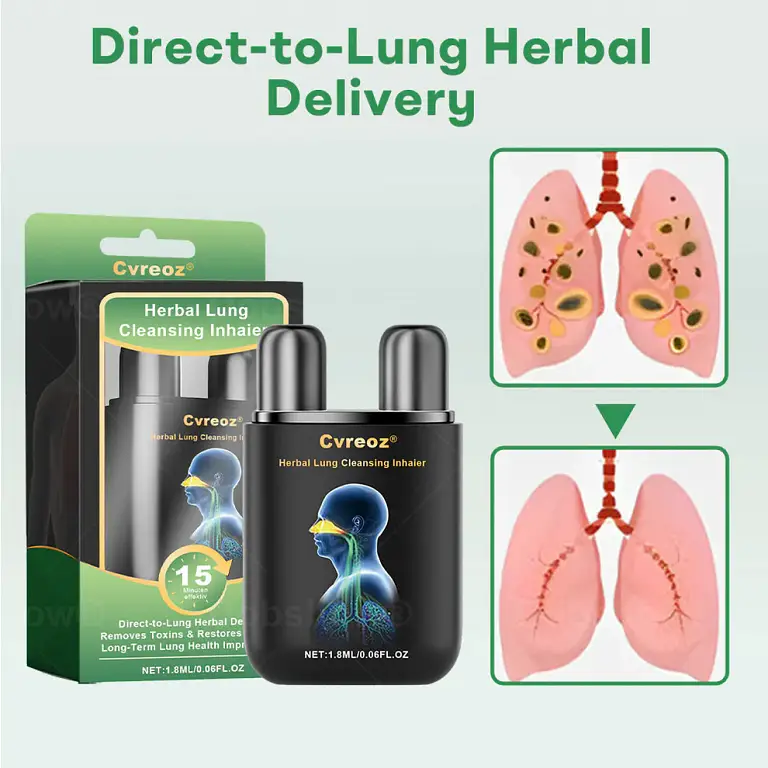 Cvreoz® Herbal Lung Cleansing Inhaler image Cvreoz® Herbal Lung Cleansing Inhaler