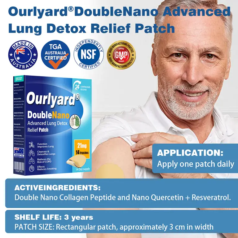 Ourlyard® DoubleNano Advanced Lung Detox Relief Patch