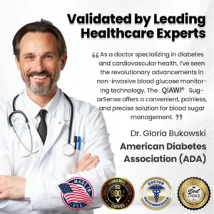 QIAWI® Non-Invasive SugarSense High-Precision Glucose Monitoring Device