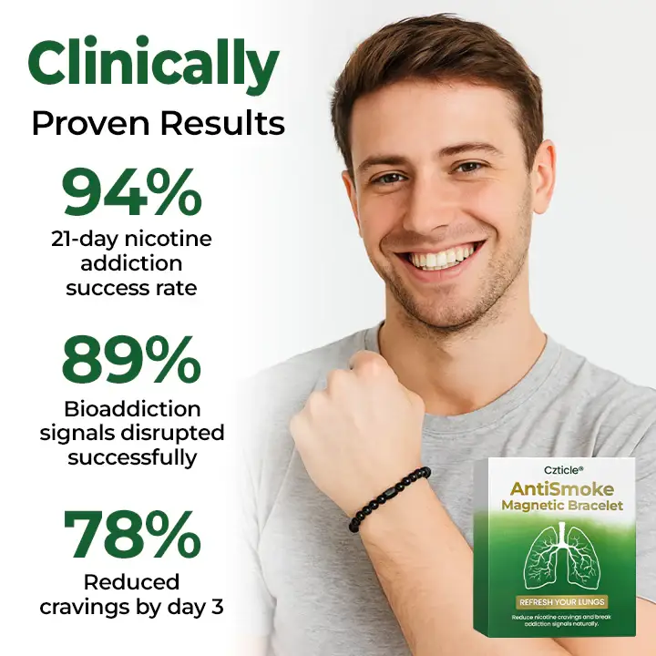 Czticle® AntiSmoke Magnetic Bracelet image Czticle® AntiSmoke Magnetic Bracelet