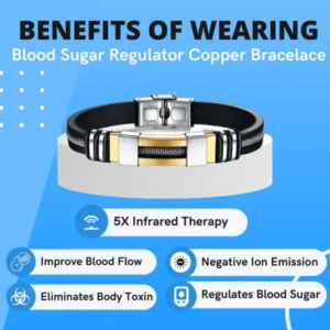 CZTICLE® Blood Sugar Regulator Copper Bracelace image CZTICLE® Blood Sugar Regulator Copper Bracelace