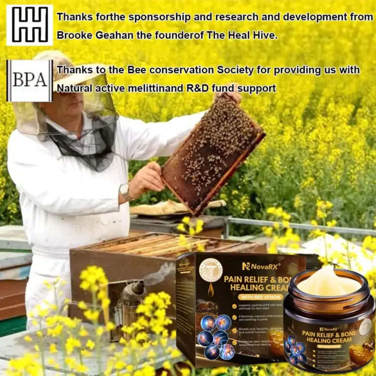 NovaRX® Pain Relief & Bone Healing Cream with Bee Venom image NovaRX® Pain Relief & Bone Healing Cream with Bee Venom
