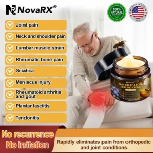 NovaRX® Pain Relief & Bone Healing Cream with Bee Venom image NovaRX® Pain Relief & Bone Healing Cream with Bee Venom