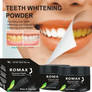 Romax Charcoal Teeth Whitening Powder