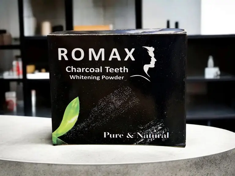 Romax Charcoal Teeth Whitening Powder