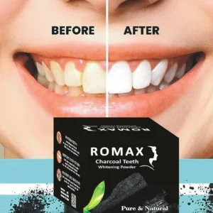 Romax Charcoal Teeth Whitening Powder